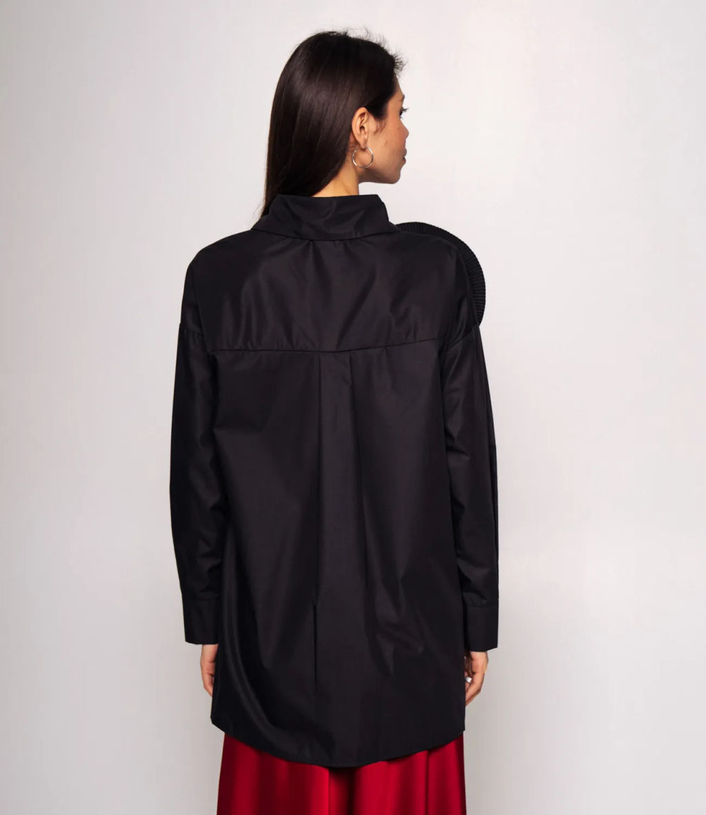 Рубашка #КТ8515, чёрный - Dommod фото 3