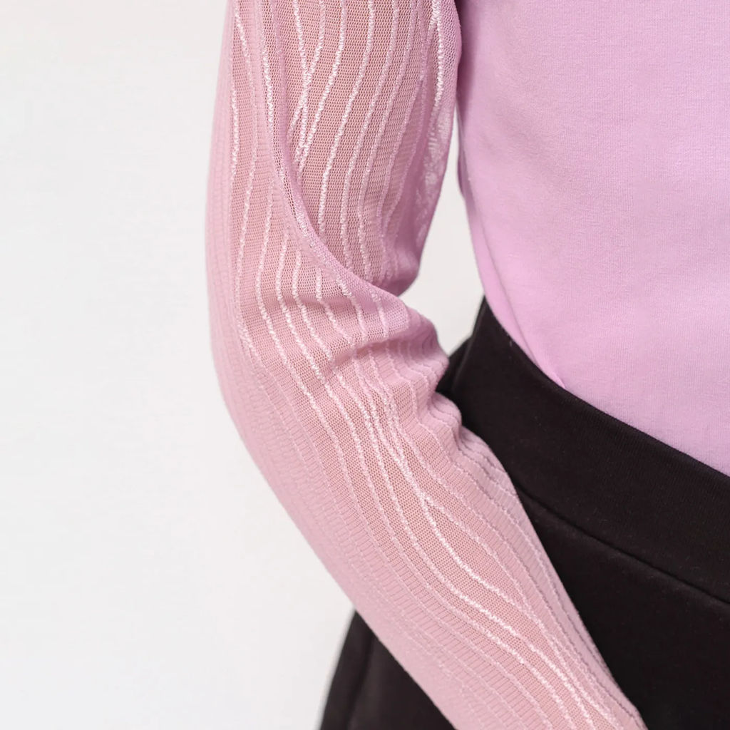 CRB wear/!CWJG 63191-45 Джемпер для девочки,лаванда/Ex.Cherubino  фото 3