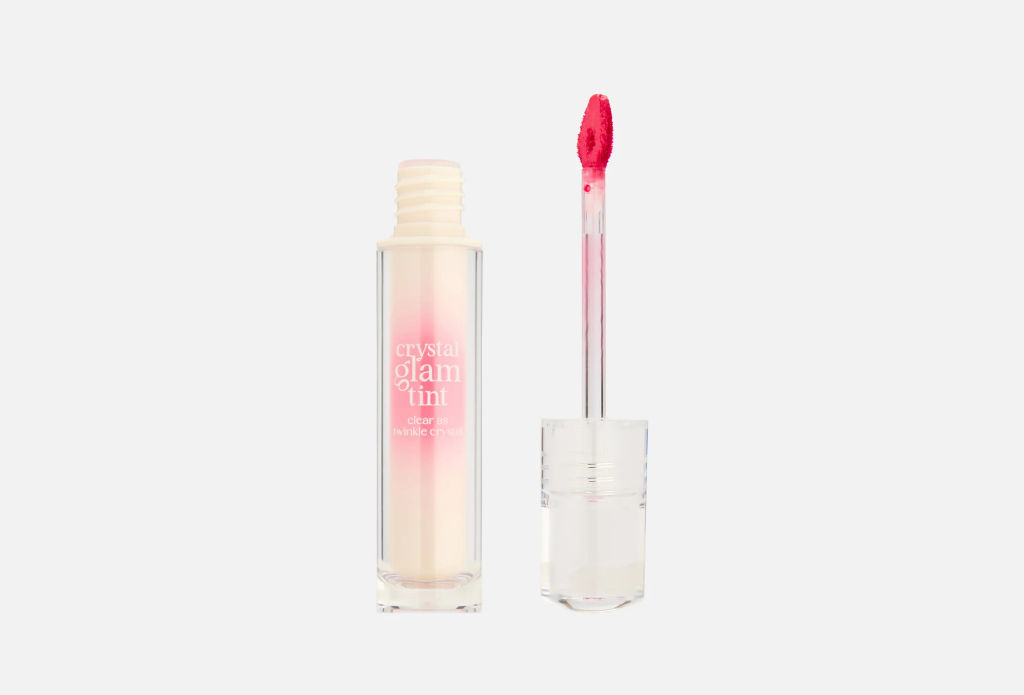 Crystal Glam Tint 014 Heart Pink Diamond - Сияющий глянцевый тинт для губ (Розовый бриллиант), 3,4 г