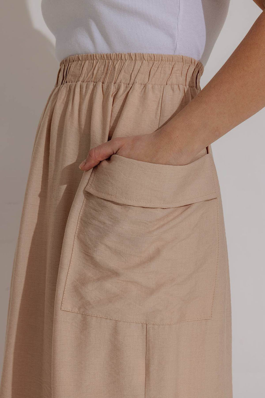 Юбка женская 177/02/Бежевый - Rise фото 5