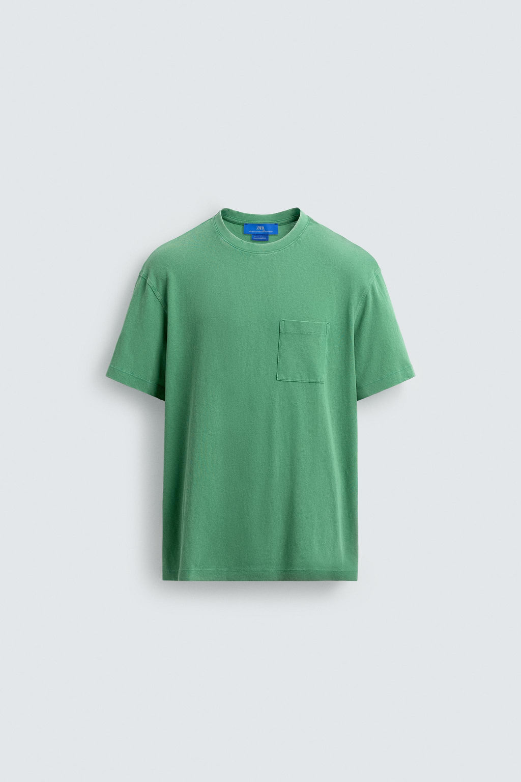 CAMISETA BOLSILLO AARON LEVINE X ZARA / Verde