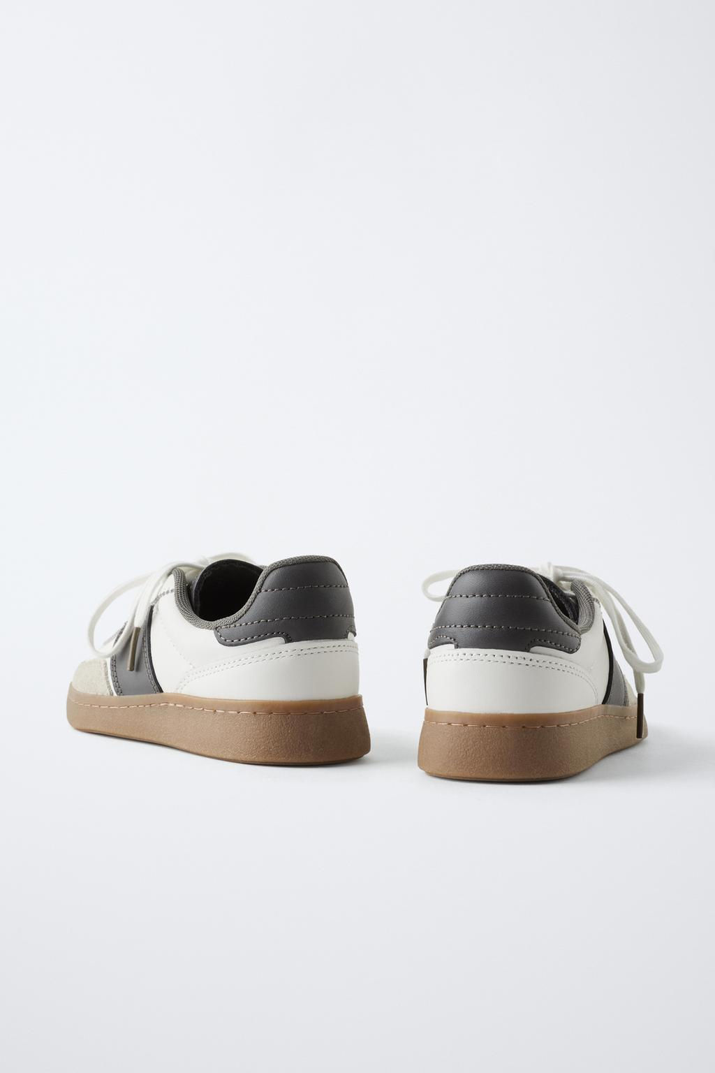 LEATHER TRAINERS - Zara фото 4