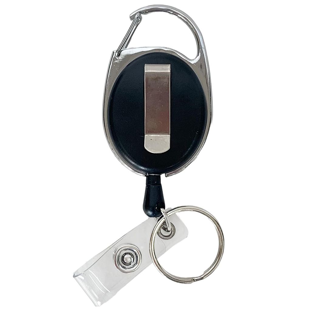 Брелок-ретрактор на клипсе с карабином - работает по принципу катушки№1509