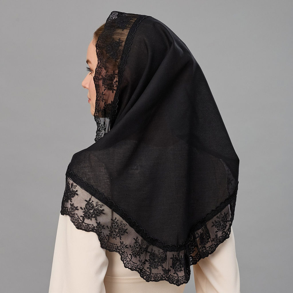 Косынка хлопковая 180 х 110 см - Мастерская ПОКРОВ фото 6