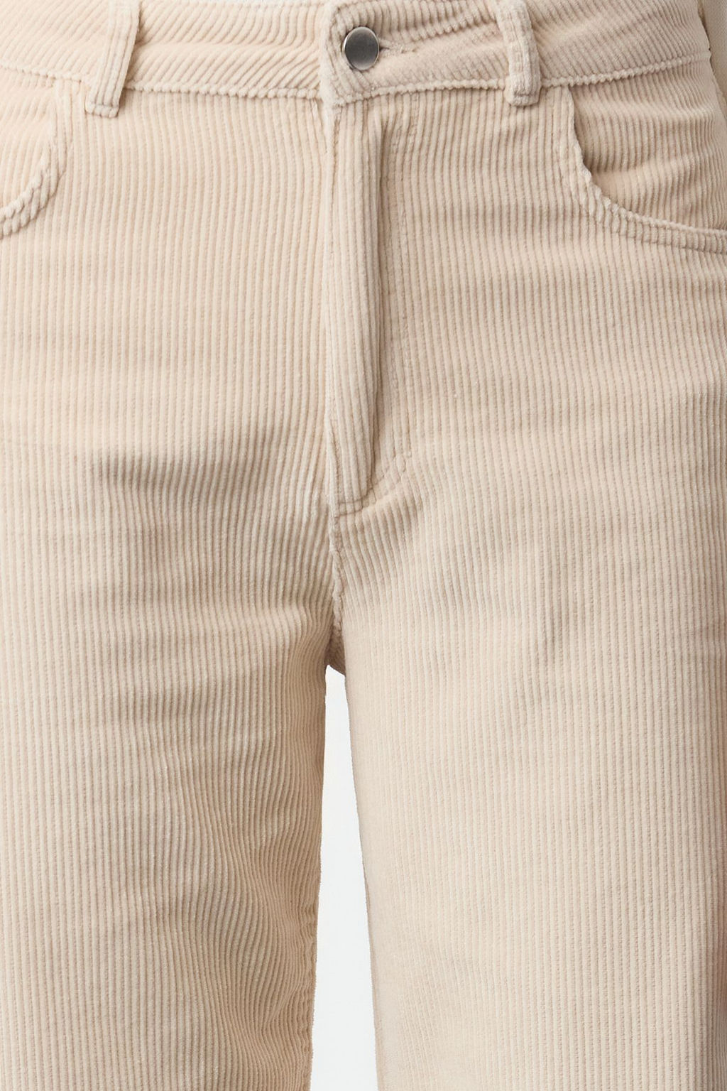 TRENDYOLMILLA Siyah Kadife Straight/Duz Kesim Dokuma Pantolon TWOAW25PL00104  фото 4