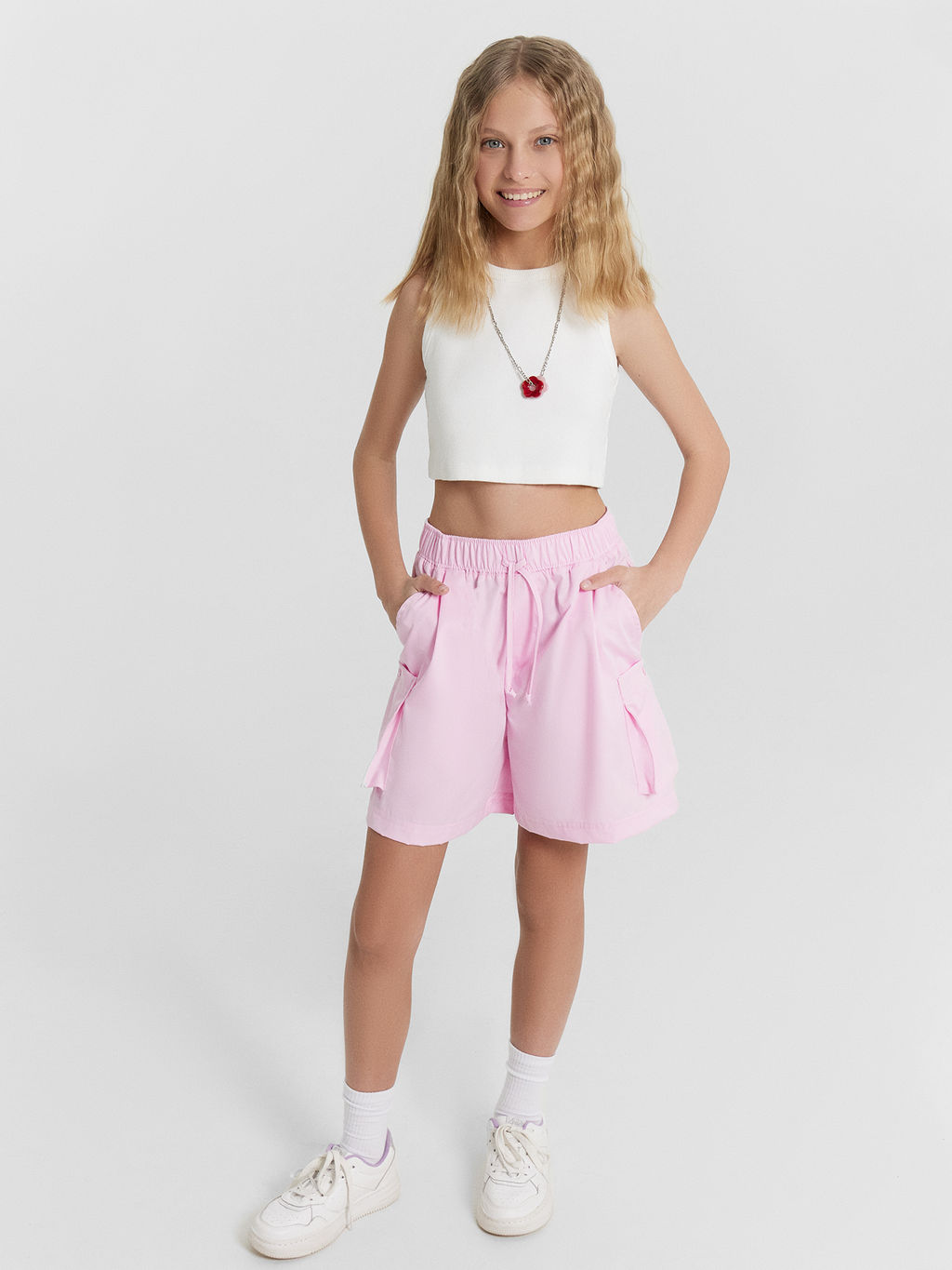 Шорты для девочек розовые