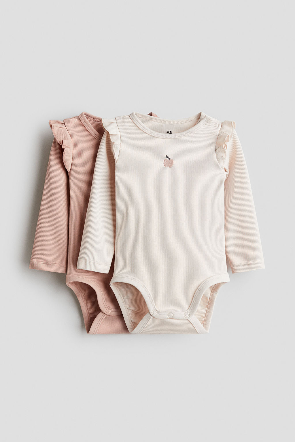 Pack de 2 bodies de manga larga - H&m фото 3
