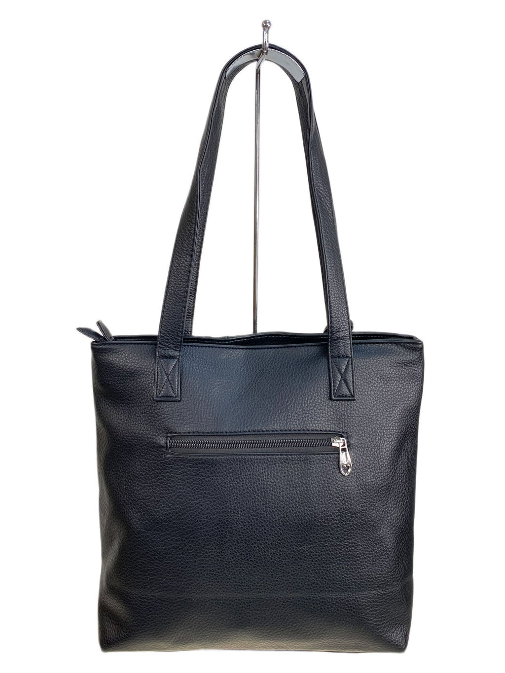 Женская сумка из искусственной кожи, цвет черный - Greta фото 2