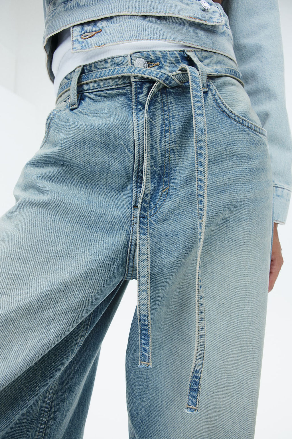 Super Baggy Low Jeans - H&m фото 3