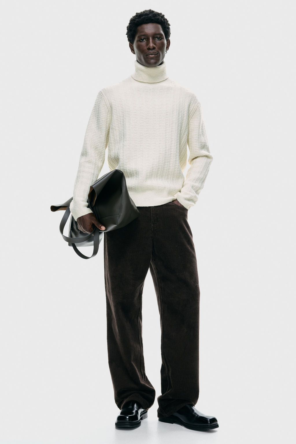 Jersey de cuello alto Regular Fit - H&m фото 5