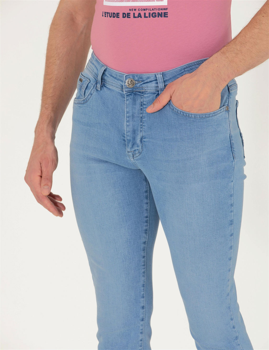 A__k Mavi Slim Fit Jean Pantolon - Pierre cardin фото 5