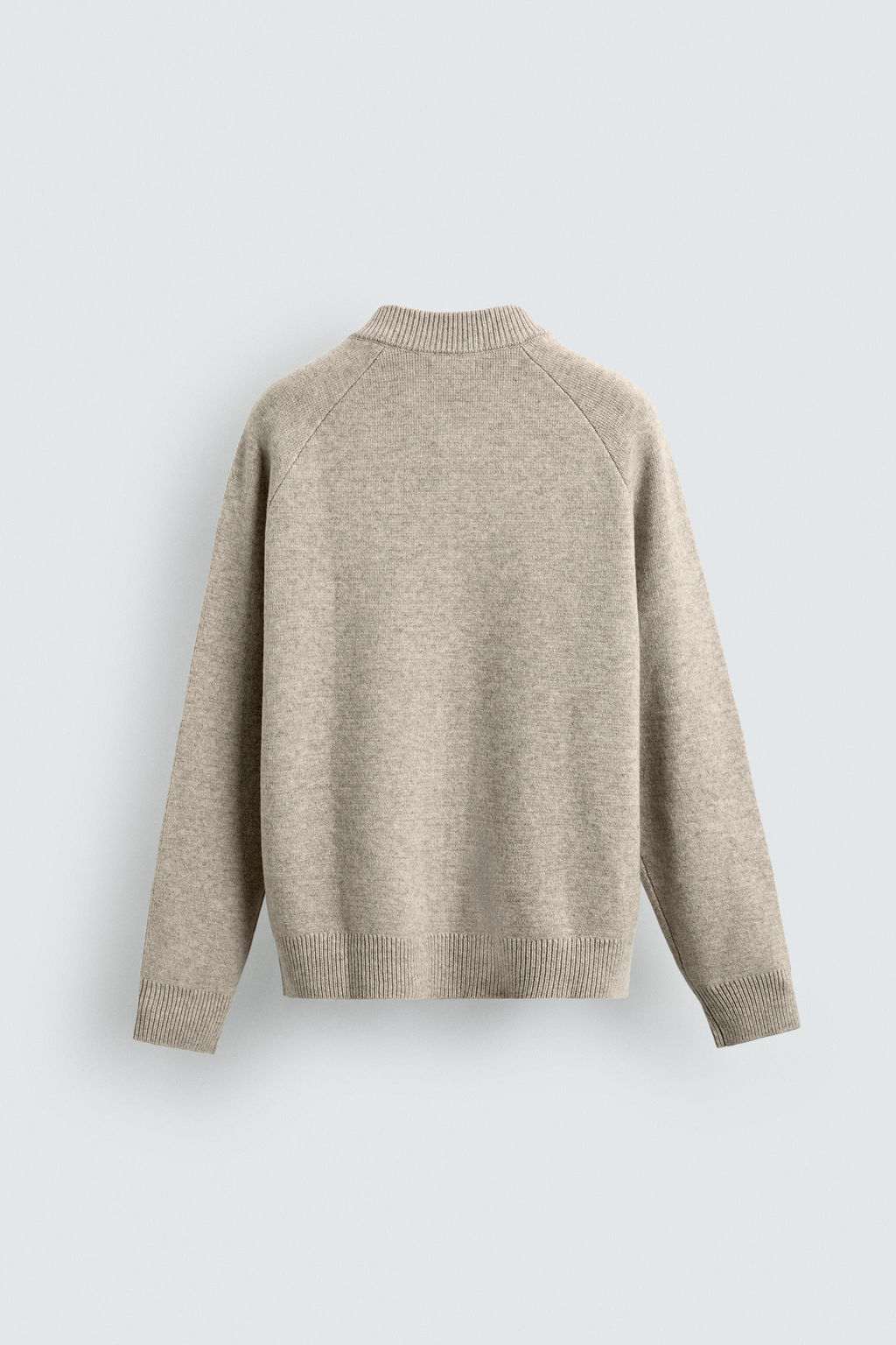 100% WOOL KNITTED BOMBER JACKET - Zara фото 8
