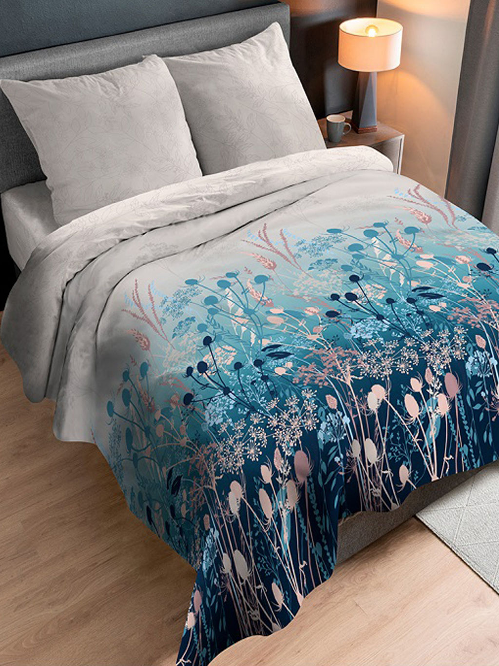 Постельное белье зима-лето с простыней на резинке - Медея Евро с прост.на резинке 180*200*25 (нав.70х70)