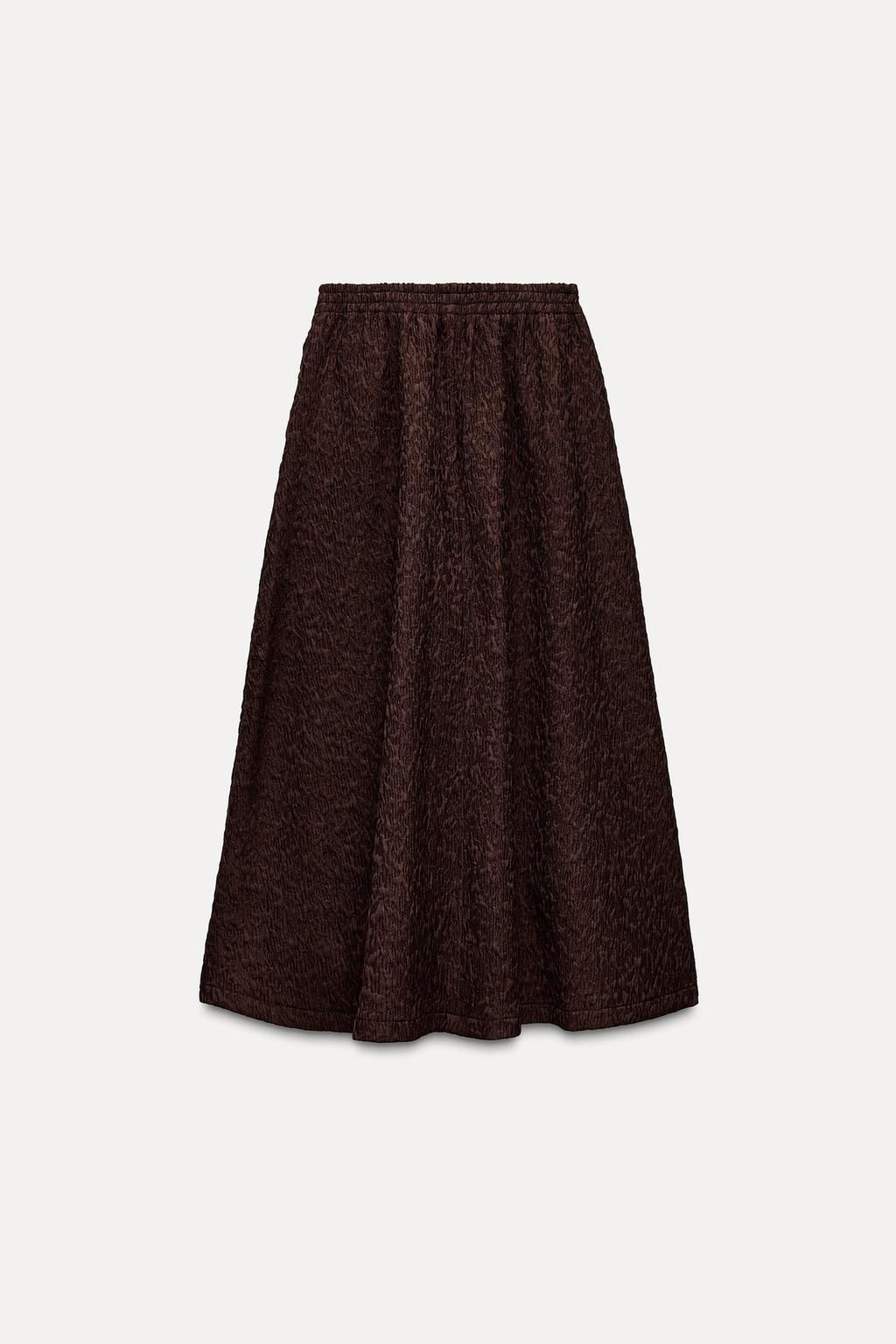 JACQUARD MID-LENGTH SKIRT - Zara фото 6
