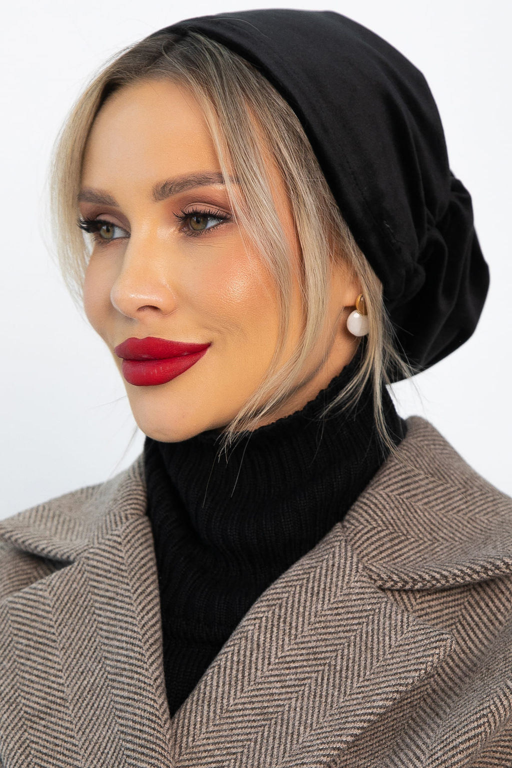 Чалма с резинкой (черная) ЧР10-23М