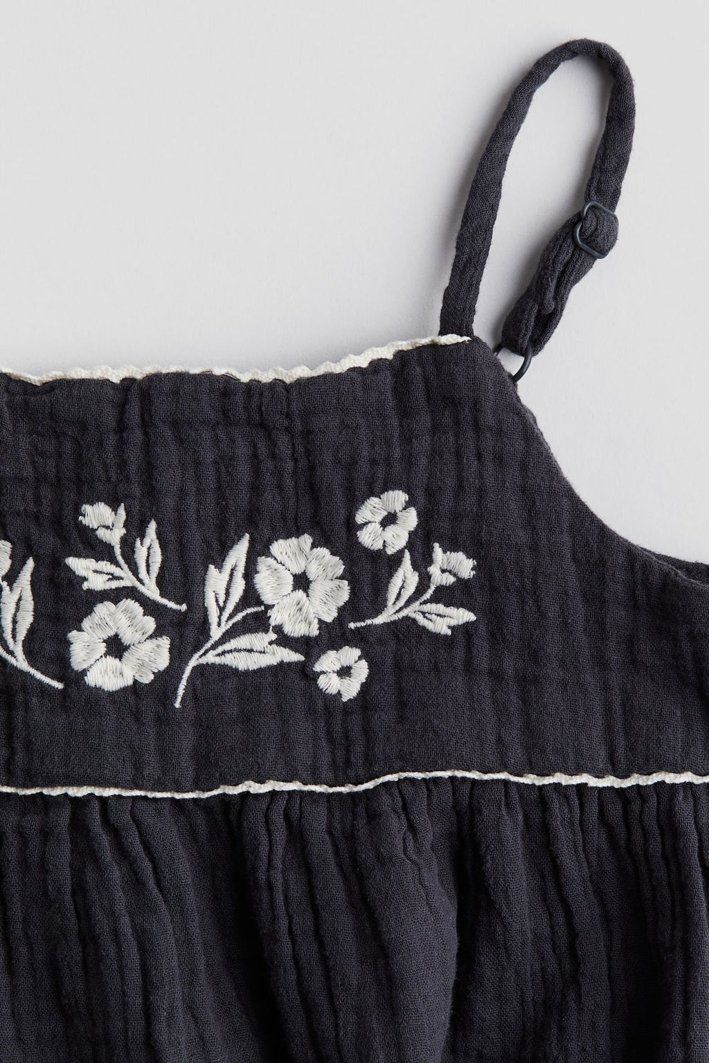 Vestido escalonado de muselina - H&m фото 5