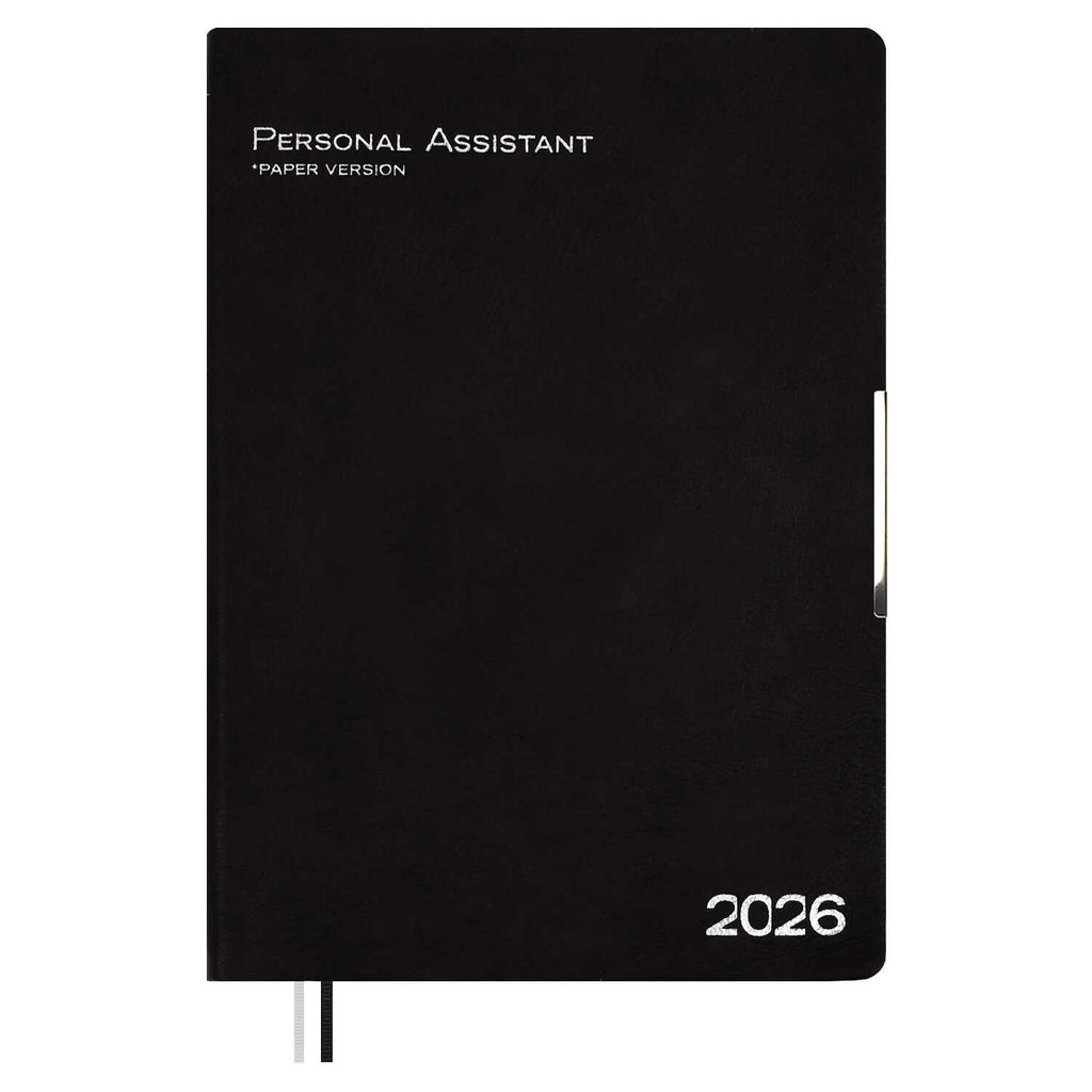 Ежедневник датированный 2026 ESCALADA, А4, 120 л., арт. 70205/ 10 ШЕВРЕТ ГЛОСС ЧЁРНЫЙ