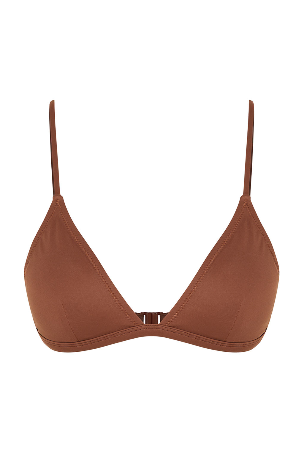Kahverengi Ucgen Kapl? Bikini Ustu TBESS20BU0268
