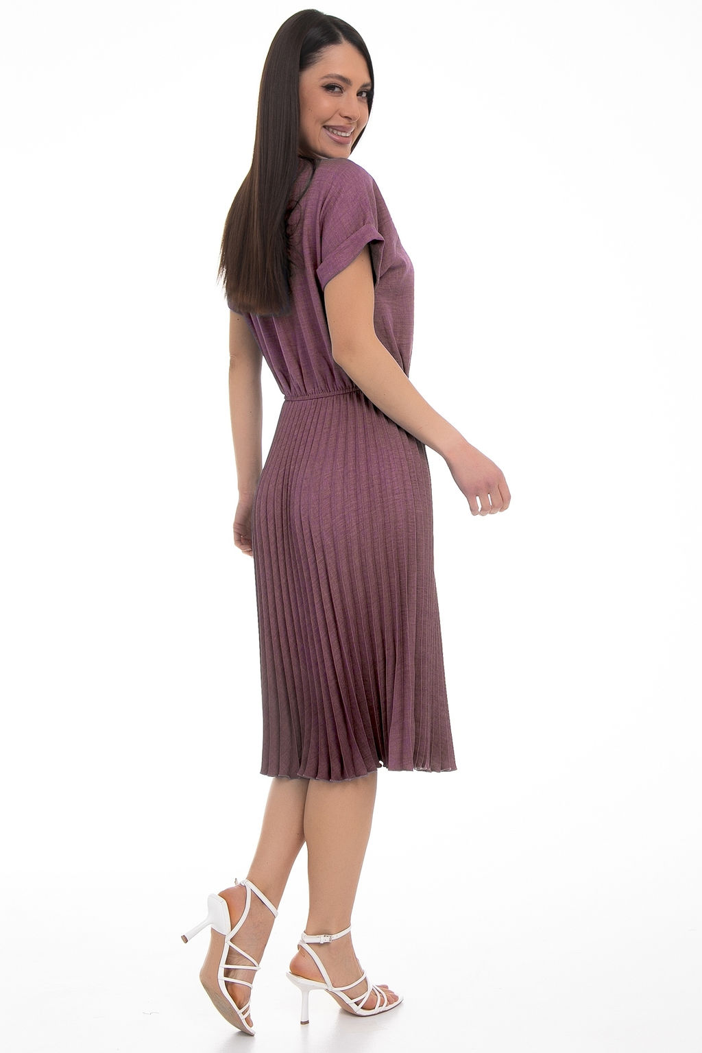 Платье Летнее (гофре, вайолет) - Diolche фото 3