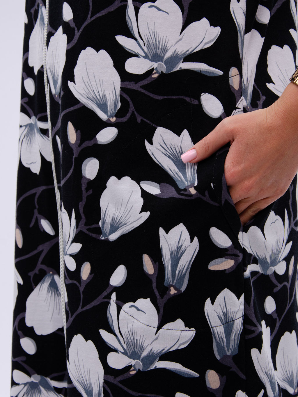 Халат "Рената" крокус, трикотаж