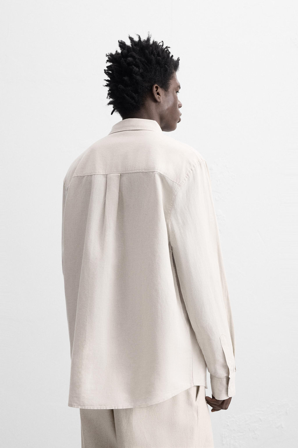 COTTON - LINEN SHIRT - Zara фото 3