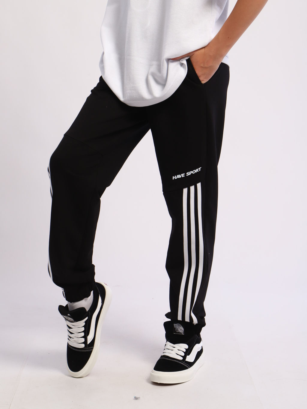 Ладошки / Брюки Бег черный  фото 7