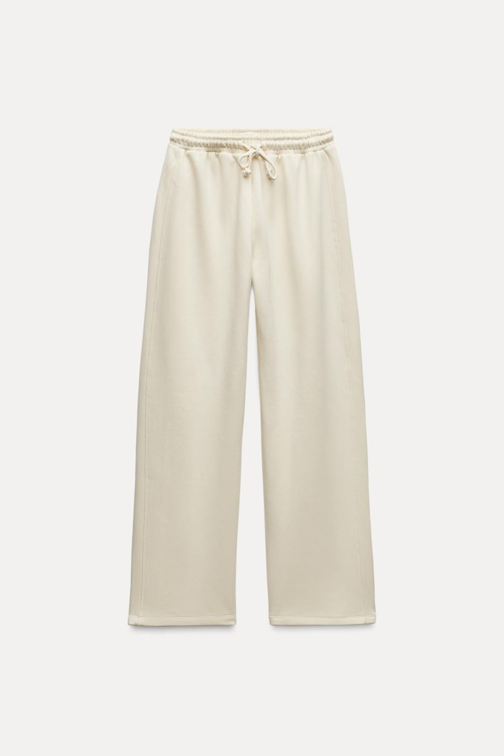 STRAIGHT PLUSH TROUSERS - Zara фото 16