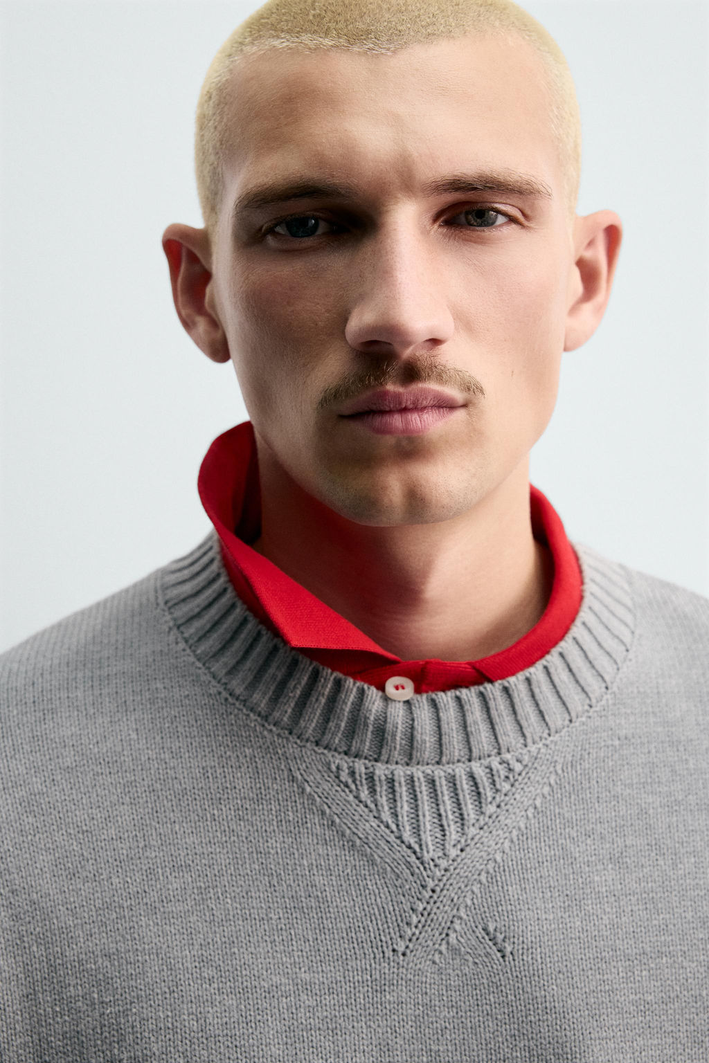 CHAMPION ® X ZARA STRIPED PATCH SWEATER  фото 5