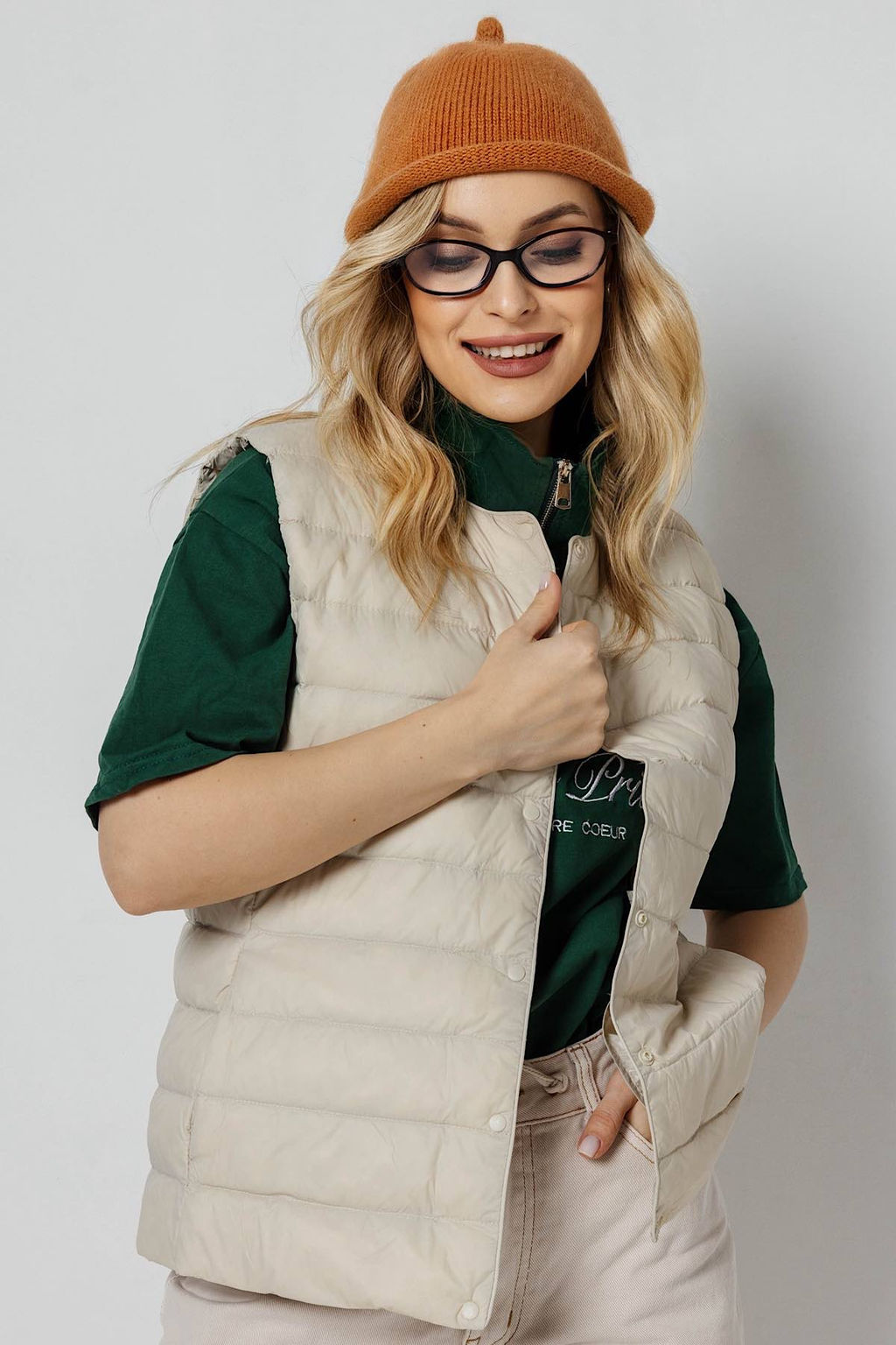 Жилет женский 2204/04/Бежевый