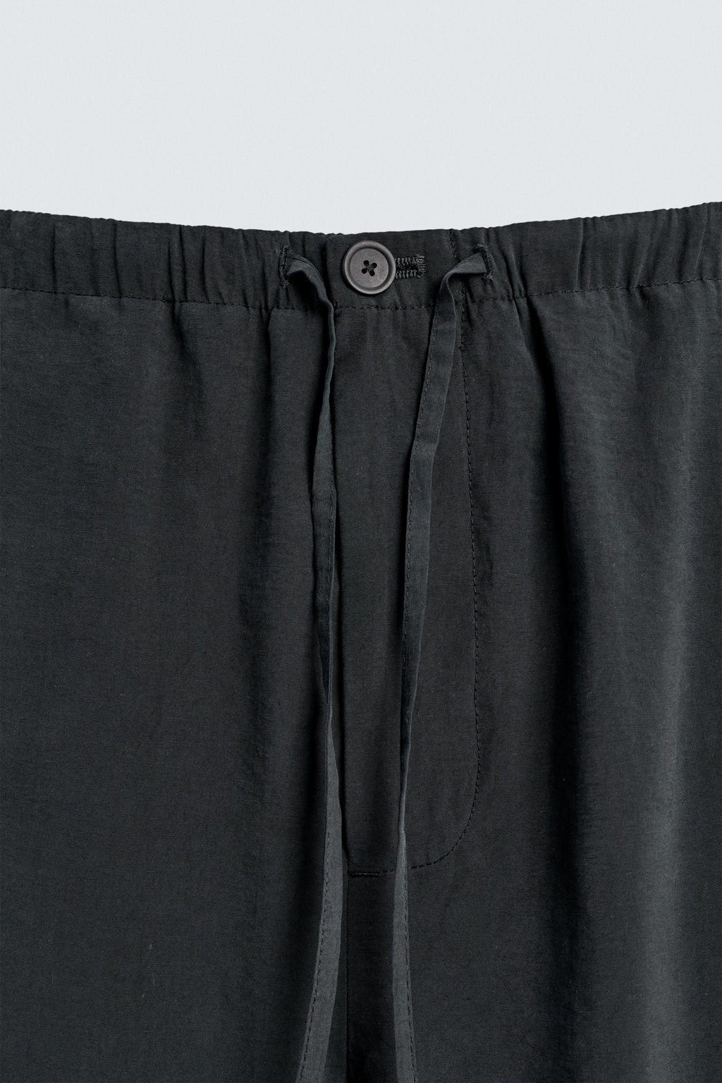 PANTAL?N FLUIDO RELAXED FIT / Negro - Zara фото 9