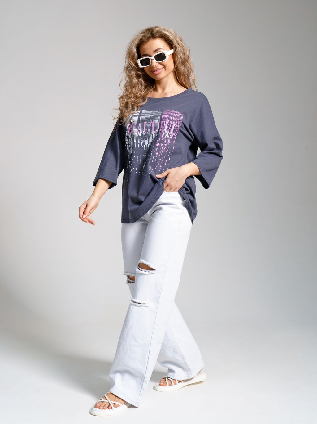 897 Футболка из турецкого хлопка - Svetekst фото 51