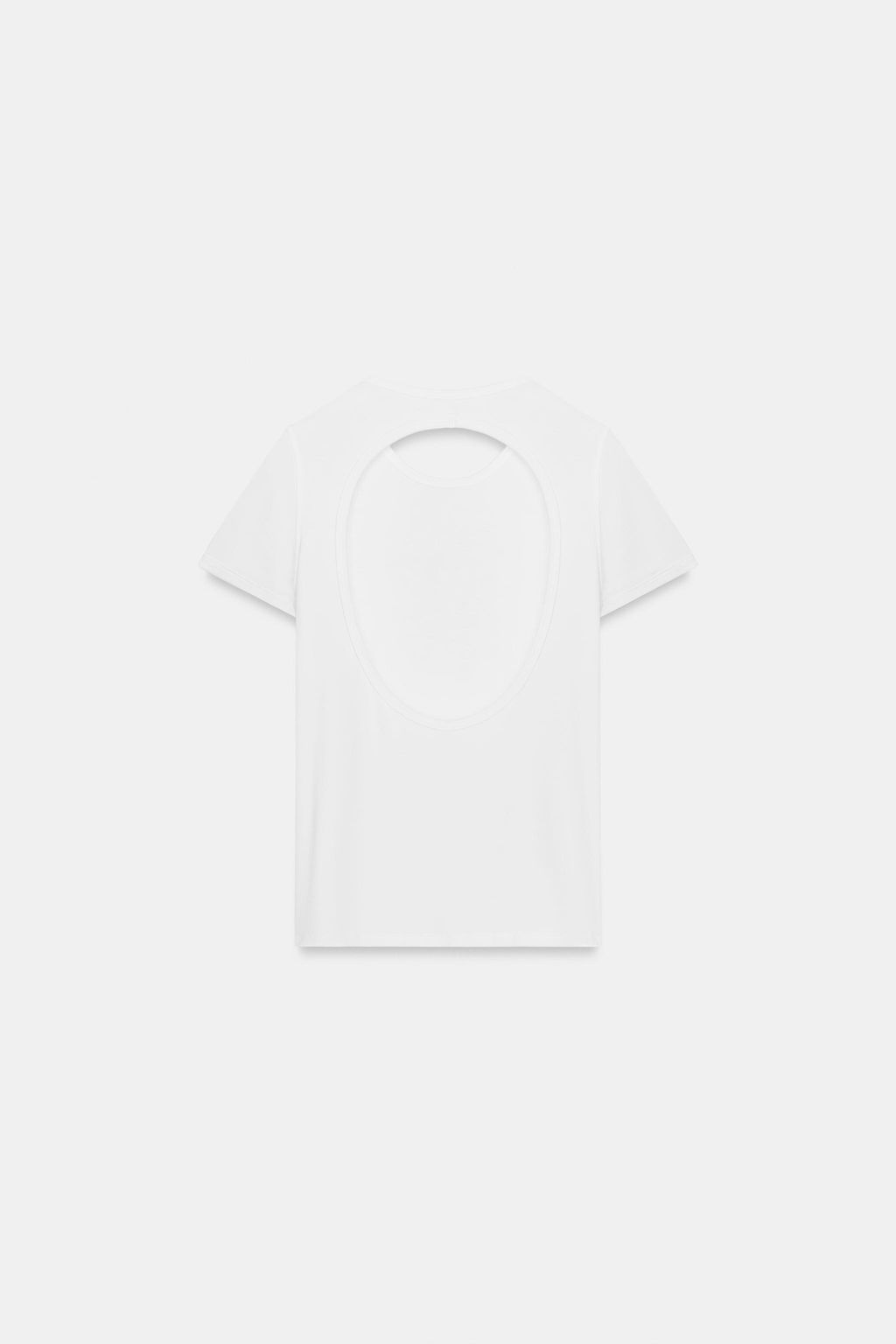 CAMISETA ABERTURA ESPALDA / Blanco - Zara фото 4