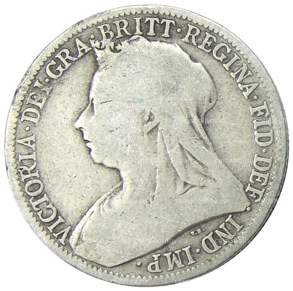 1 флорин (2 шиллинга) 1901 года Великобритания