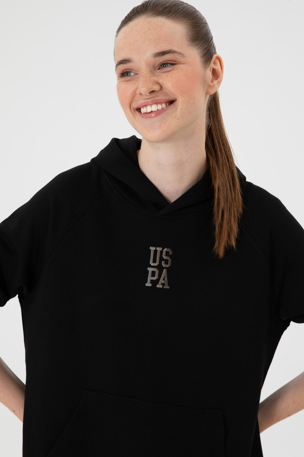 Kad_n Siyah Sweatshirt Sepette S_rpriz _ndirim - U.s. polo assn фото 2