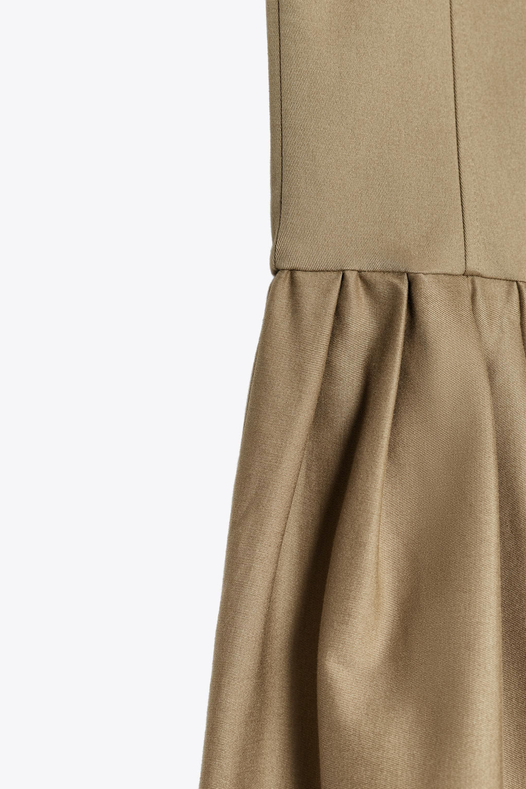 STRAPLESS MIDI DRESS - Zara фото 9