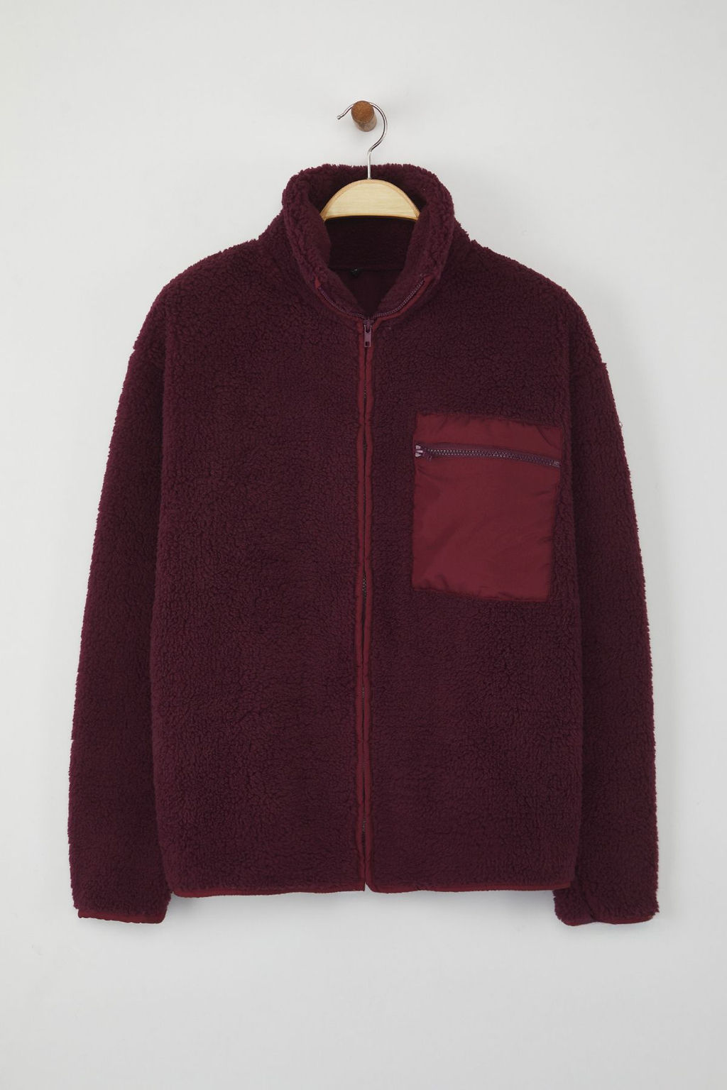 Winter Essentials Murdum Polar Fermuarl? Dik Yaka Cep Detayl? Orme Sweatshirt TWOAW24SW00071
