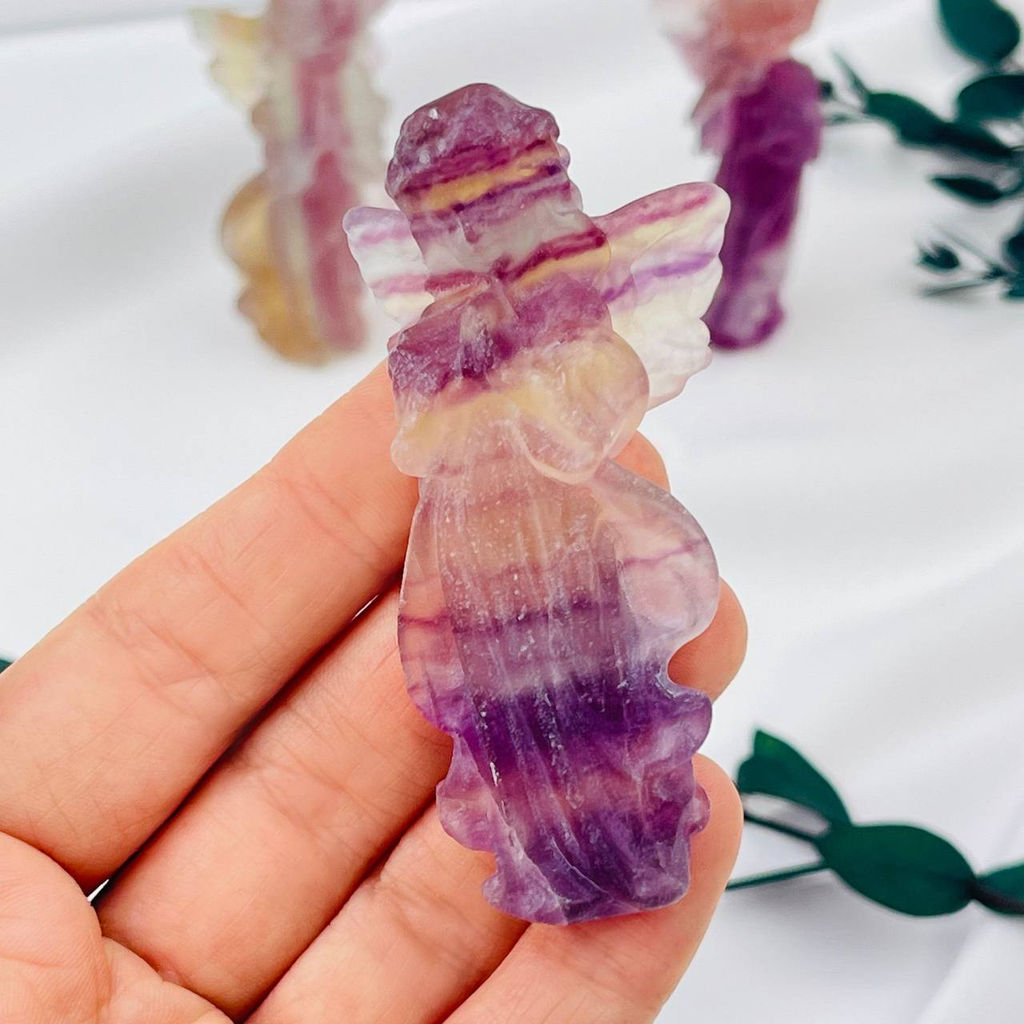 Статуэтка Ангел из Флюорита - Радуга самоцветов фото 2