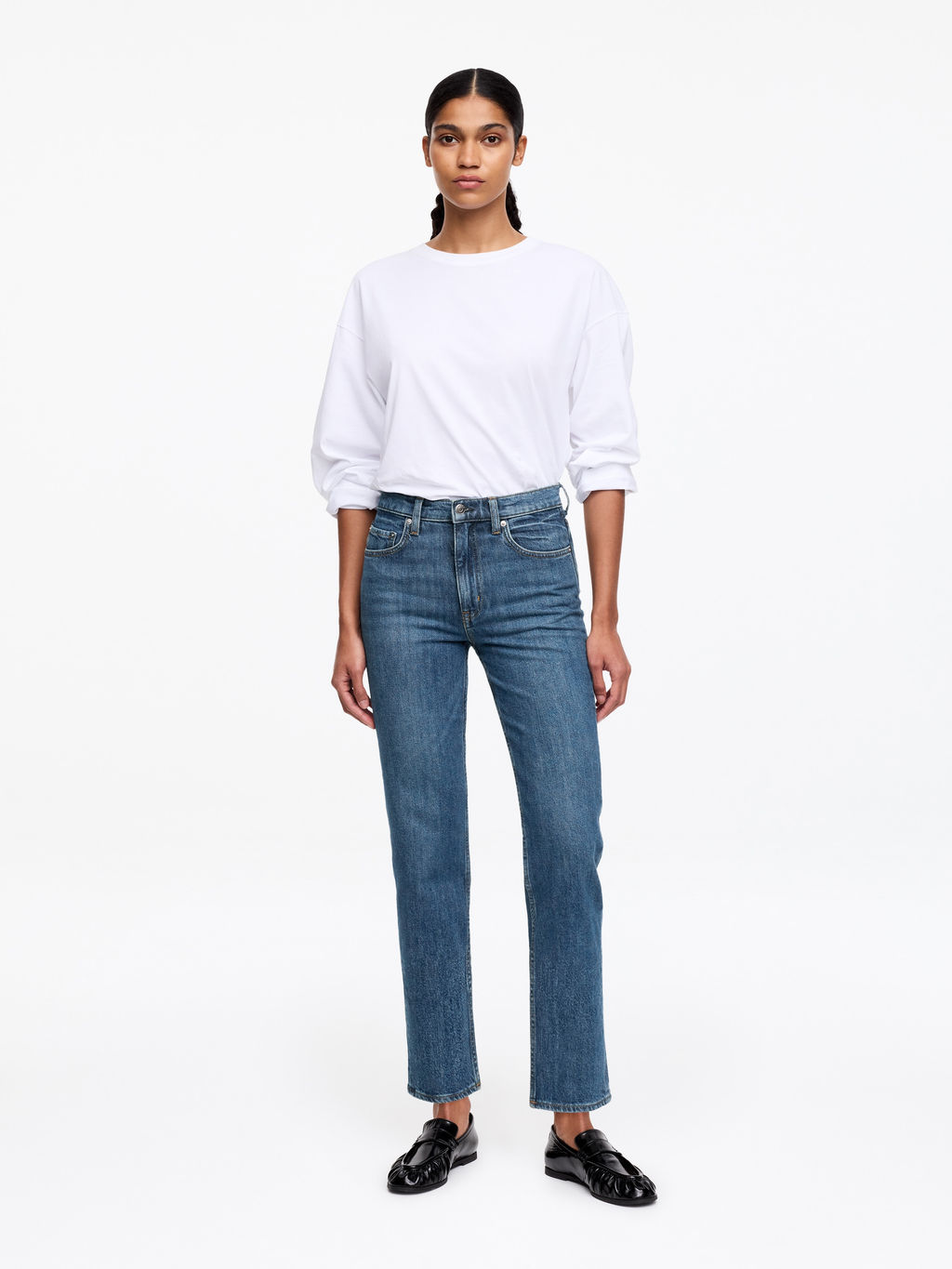 Vaqueros slim JADE CROPPED - H&m фото 7