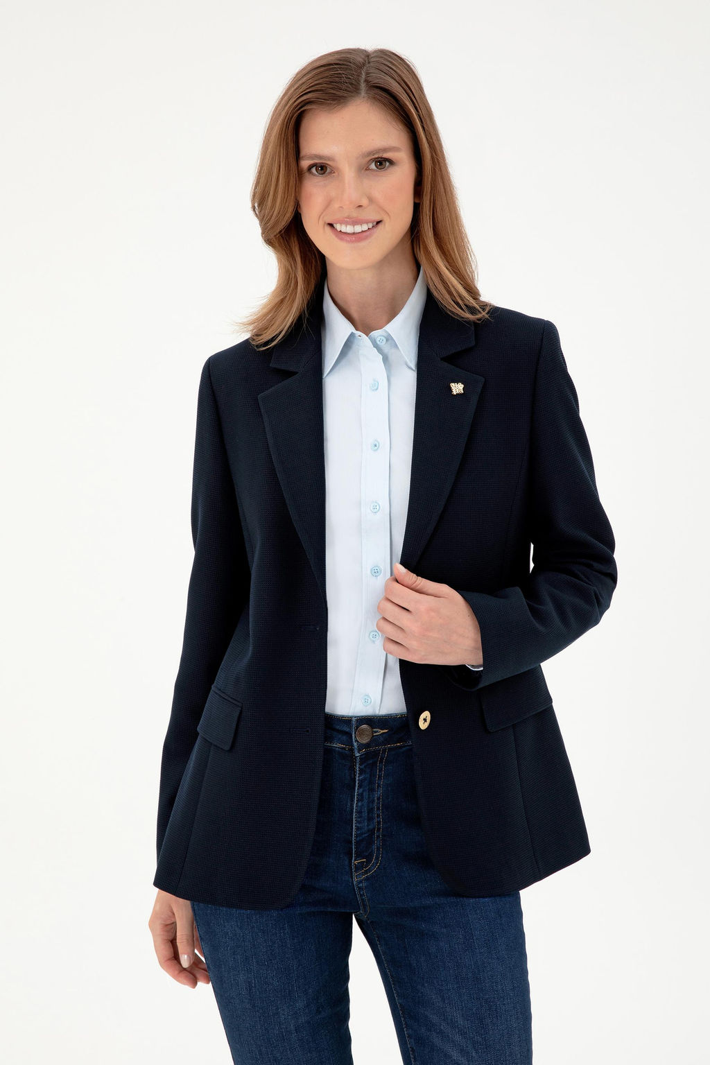 Женская темно-синяя куртка Неожиданная скидка в корзине - U.s. polo assn фото 3