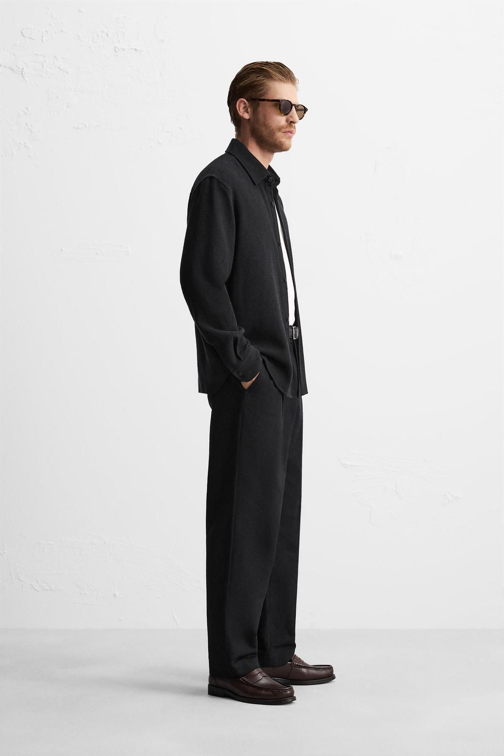 BOUCLE TEXTURED SHIRT - Zara фото 4