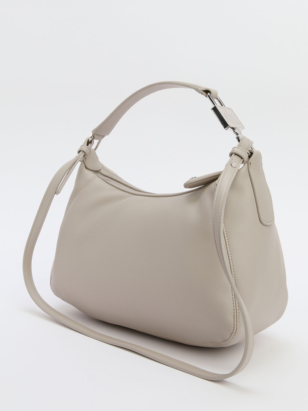 Женская сумка с ручками ARMANI EXCHANGE Артикул 4081546, бежево-серый фото 4