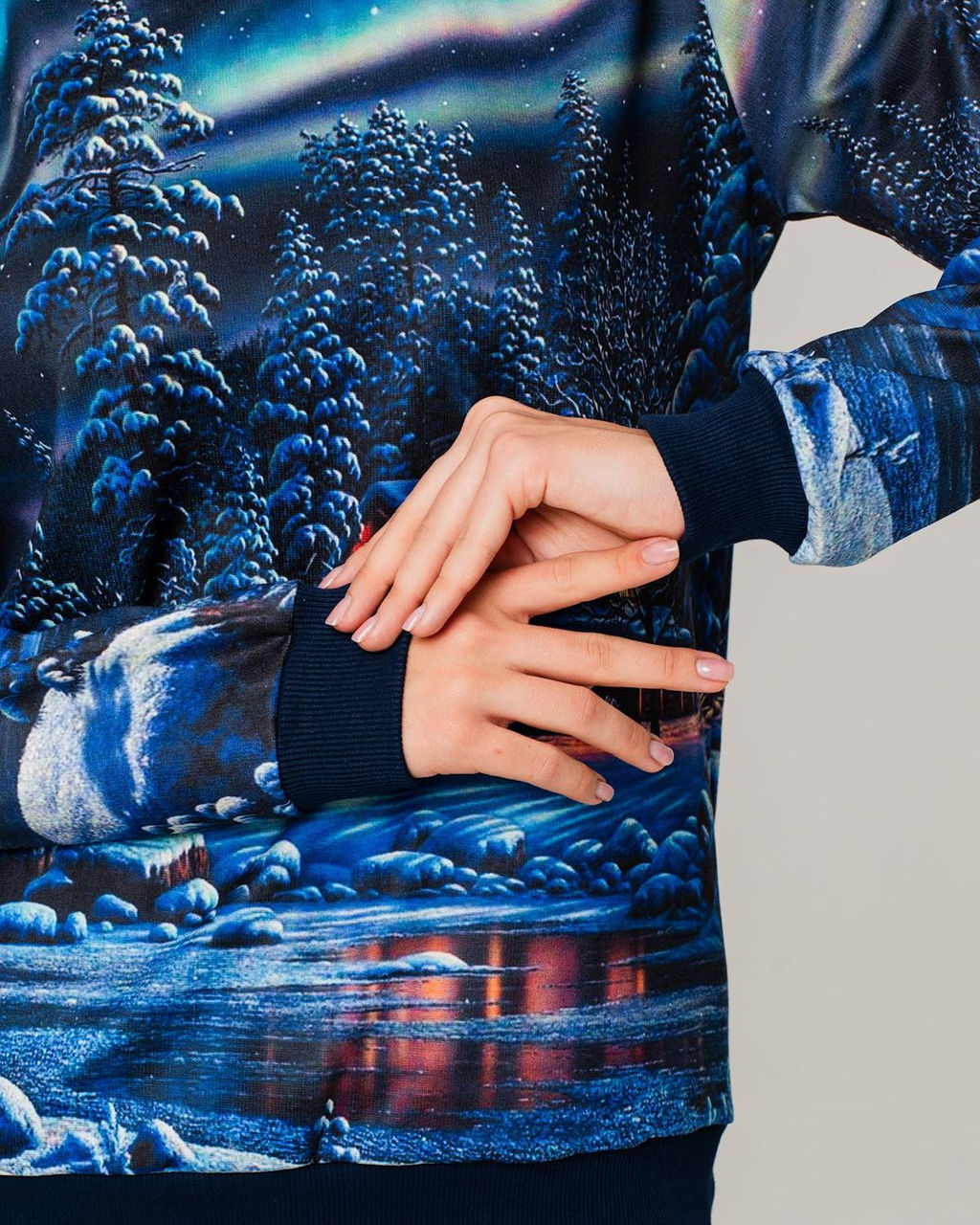 авторский Свитшот, джемпер с принтом - Sahar art lab фото 7