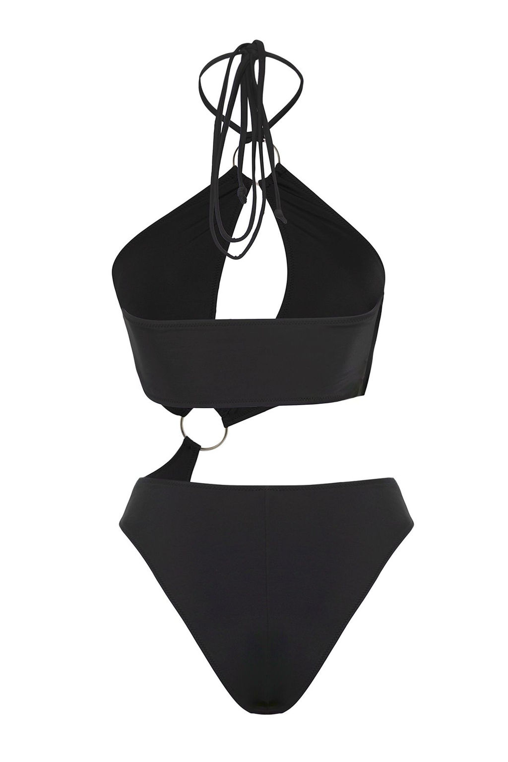 TRENDYOLMILLA Leopar Desenli Halter Yaka Aksesuarl? High Leg Brazilian Mayokini TBESS23MA00068 фото 7