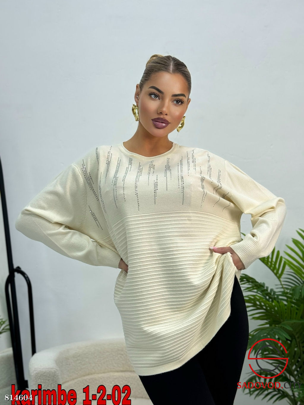 Кофта женская со стразами - Bruno фото 7