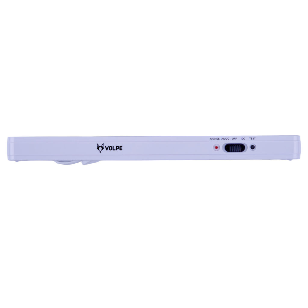 ULR-Q402 5W/DW WHITE S01 Светильник светодиодный аварийного освещения. Наклейка ВЫХОД. Дневной свет (6500K). Встроенный аккумулятор AC/DС. Корпус белый. ТМ Volpe.