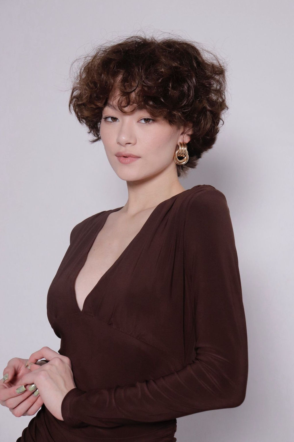 Мини-платье шоколадное - Martichelli фото 9