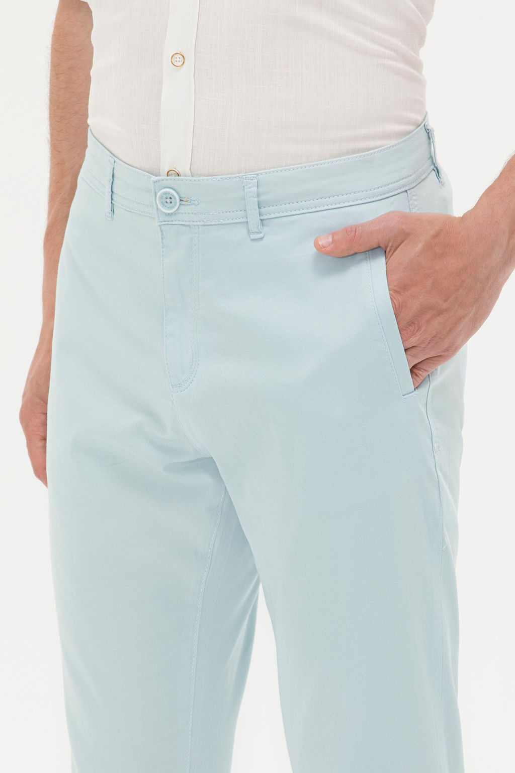 U. S. Polo Assn / Мужские брюки из плотной ткани цвета морской волны - U.s. polo assn фото 19