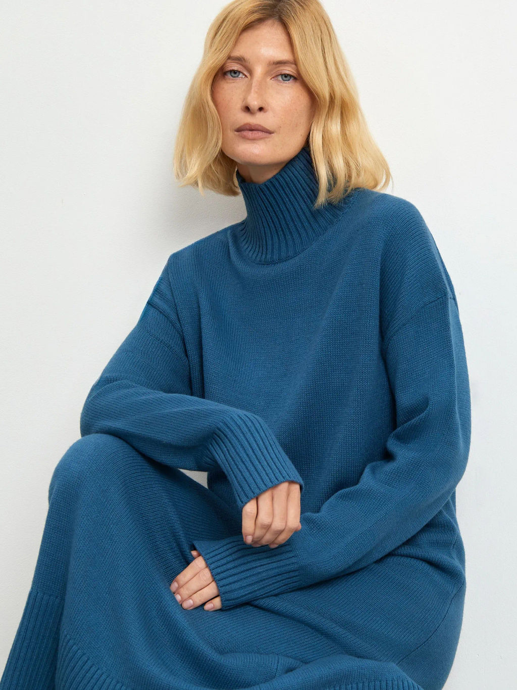 ЕМКА / Платье-кокон с шерстью - Emka фото 4