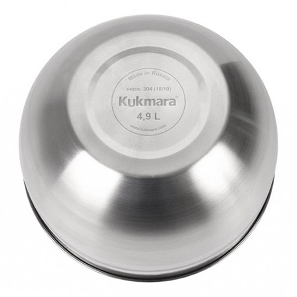 Миска из нержавеющей стали Safia 4,9л, д24см, h13,1см, s0,5мм, глубокая, мерная шкала, нержавейка AISI 304 (18/10) (Россия) - Домашняя мода фото 3