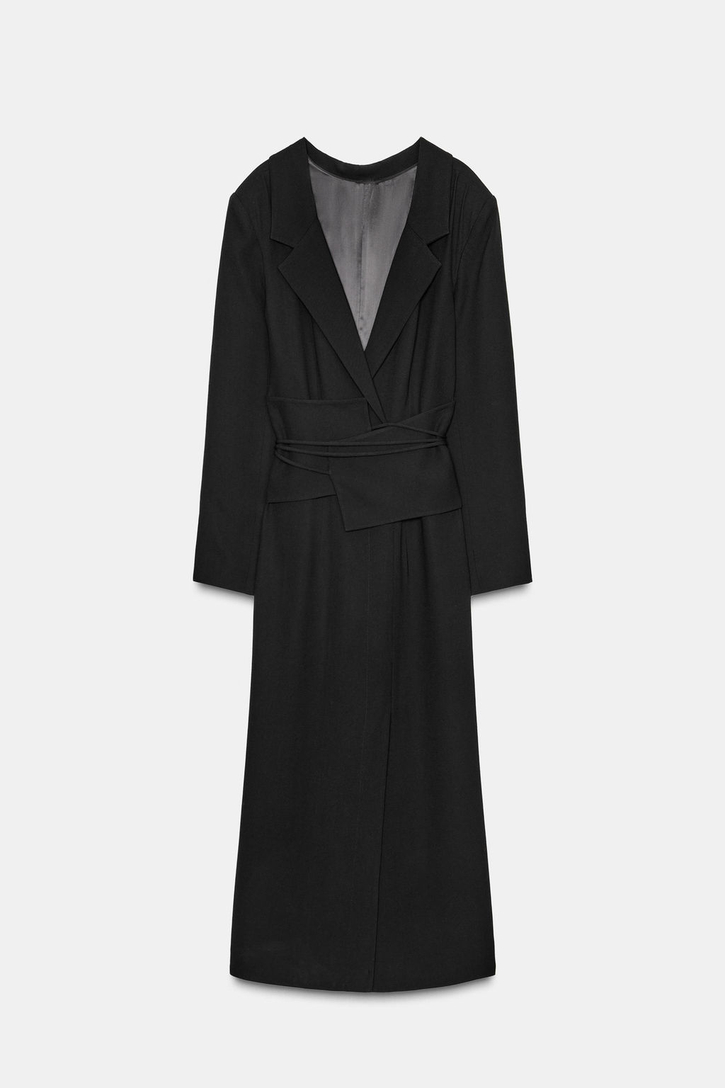 ZW COLLECTION LIMITED EDITION SASH COAT DRESS - Zara фото 9